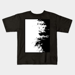 Black and white Kids T-Shirt